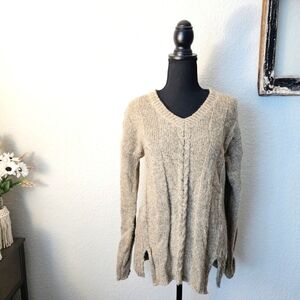 People's Project LA Cable Knit Sweater Size Small